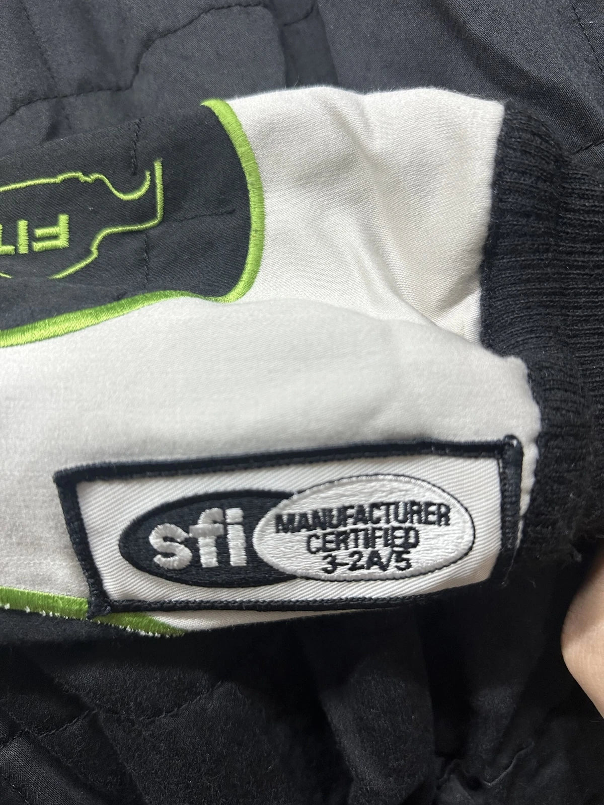 Puma SFI Nomex Fire Proof Suit 3.2A/5 Black & White