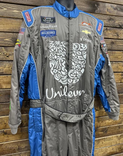 Simpson SFI Nomex Fire Proof Suit 3.2A/5 Gray & Blue